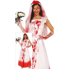 Brud kostume til halloween 