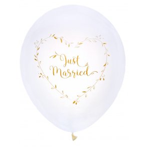 Brllopsballonger - Just Married