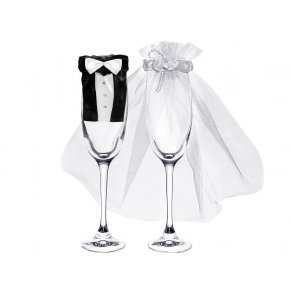 Bryllupspynt til glas