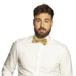 Fluga i guld glitter