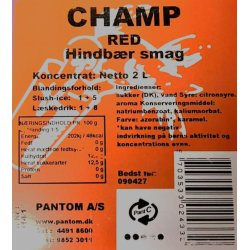 Slush ice saft : Red-Hindb�r