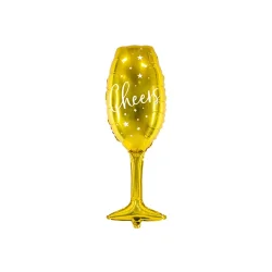 Champagneglas Folieballon