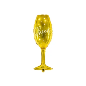 Champagneglas Folieballon
