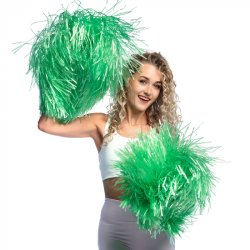 Cheerleader pompom XL 1 st. i grn