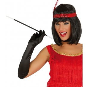 Cigaretrr, 28 cm i sort plast 