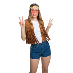 Cowgirl Vest Deluxe brun