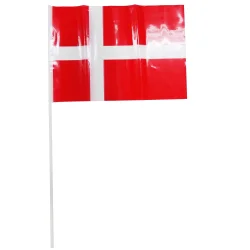 Flaggor p pinne DK A4 i plast 10 st