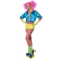 80er Skater Girl Maskerraddrkt