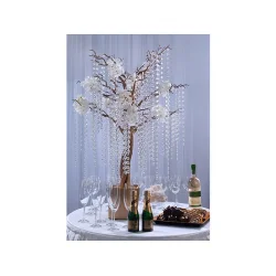 Diamantkedja med klara plastdiamanter