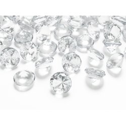 Diamant konfetti 20mm Klar