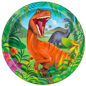 Dino tallerken 8 stk.