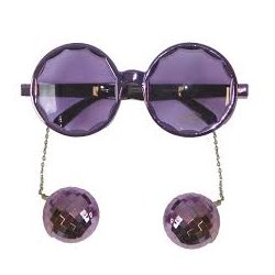 Glasgon med discokulor