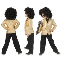 olie mandskab Spectacle Disco jakke i GULD børn | køb disco blazer til børn online