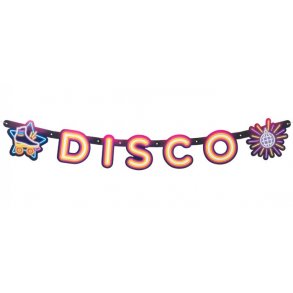 Disco karton banner - Disco Fever
