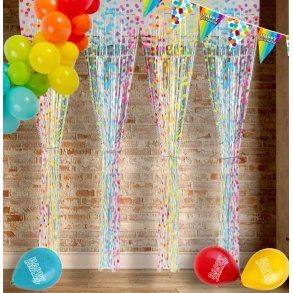 Drforhng i slv med farvet prikker