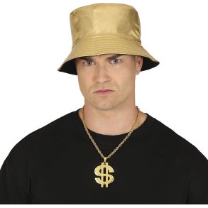 Dollar halskde guld-metal