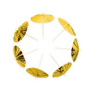 Drinks parasoller i Guld