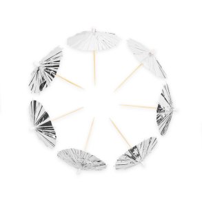 Drickparasoll i silver