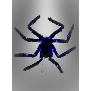 Edderkop med lysdioder