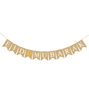 Eid Mubarak hr banner med mne