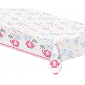 Babyshower dug Elefant i lyserd