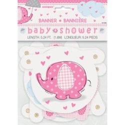Babyshower Banner  lyserd 1,60 mm