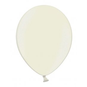 Ballon i 12,7cm metallic creme - 100stk