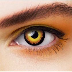 Linser i gul-sort 1d - Wolf eyes