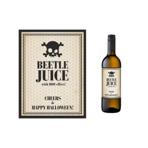 Beetle Juice flaske etiketter