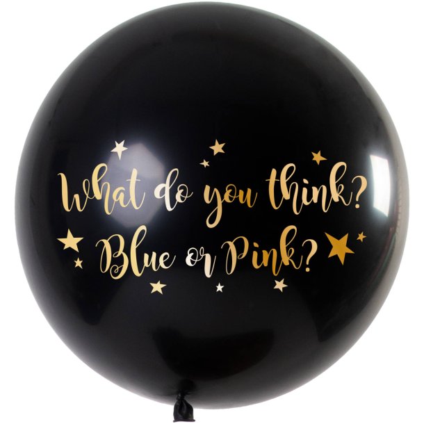 Gender Reveal ballon - Blue or Pink?
