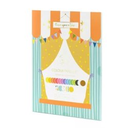 Kulrt Krea-papir i mappe