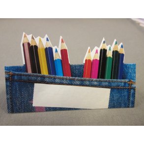 Bordkort, 10 stk med blyanter