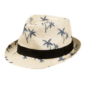 Hawaii hat - Fedora med palmer
