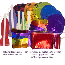 Dekorationsst - kulrt 18dele