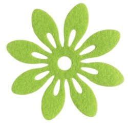 Blommor i filt 12cm i diameter