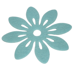 Blommor i filt 12cm i diameter