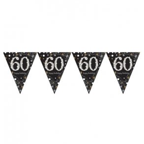 60 r Flagbanner - Sparkling gold