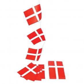 Flagguirlande Danmark A6