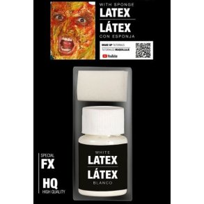 Flydende latex 26ml - hvid
