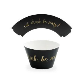 Trick or treat cupcake-omslag