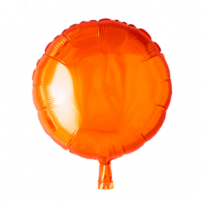 Folie ballon Rund ORANGE 46 cm