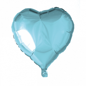 Folie ballon Hjerte 46 cm LYSEBL