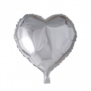 Folie ballon Hjerte 46 cm SLV