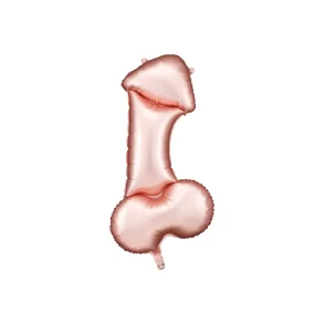 Folieballong Penis - Rosegold 112cm