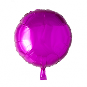 Folie ballon Rund PINK 46 cm