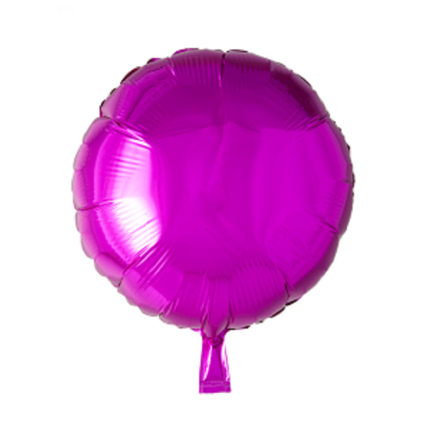 Folie ballon Rund PINK 46 cm