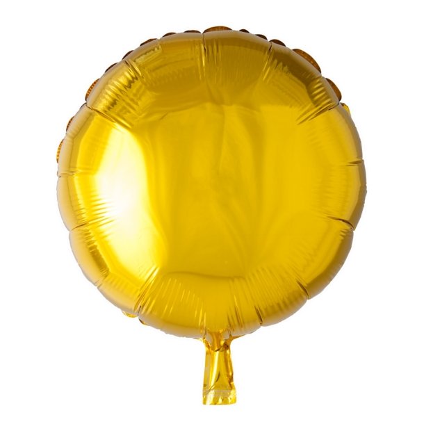 Folie ballon Rund GULD 46 cm