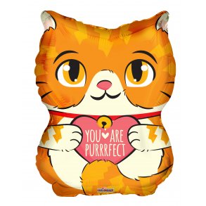 Folie ballon kat Y-R-PURREFECT , 46 cm
