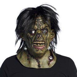 Maske halloween Frankenstein med hr