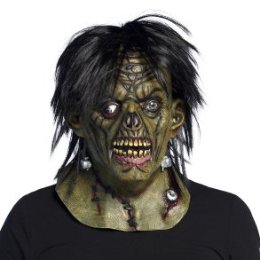 Maske halloween Frankenstein med hr
